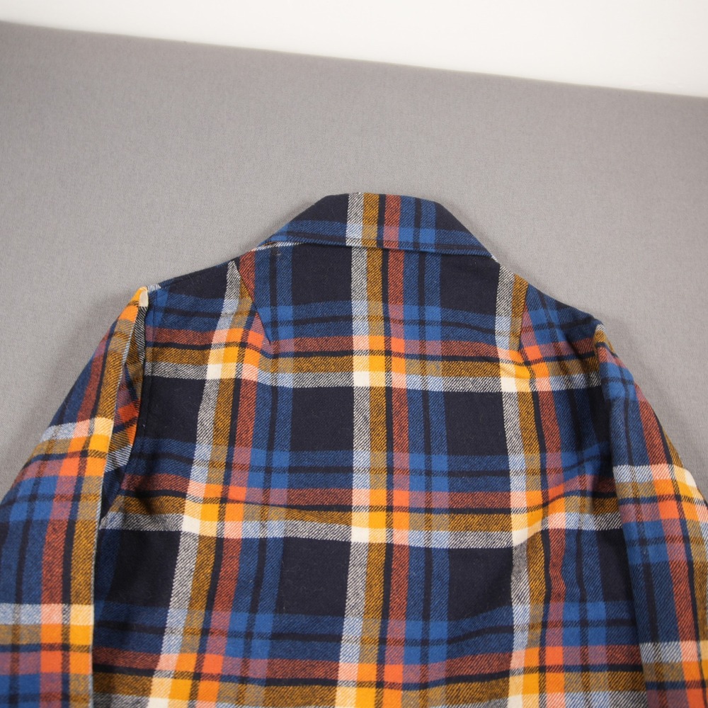 Vintage Pendleton Knockabouts Plaid Wool Women Shirt Jacket Coat M Western Cabin - Picture 14 of 15